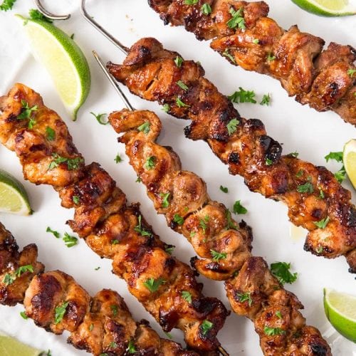 chicken skewers